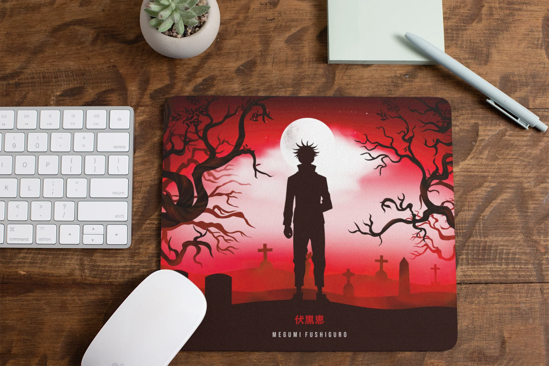 JJK - SEASON 3 SPECIALS - MEGUMI IN RED - PREMIUM MOUSEPADS - Image 4