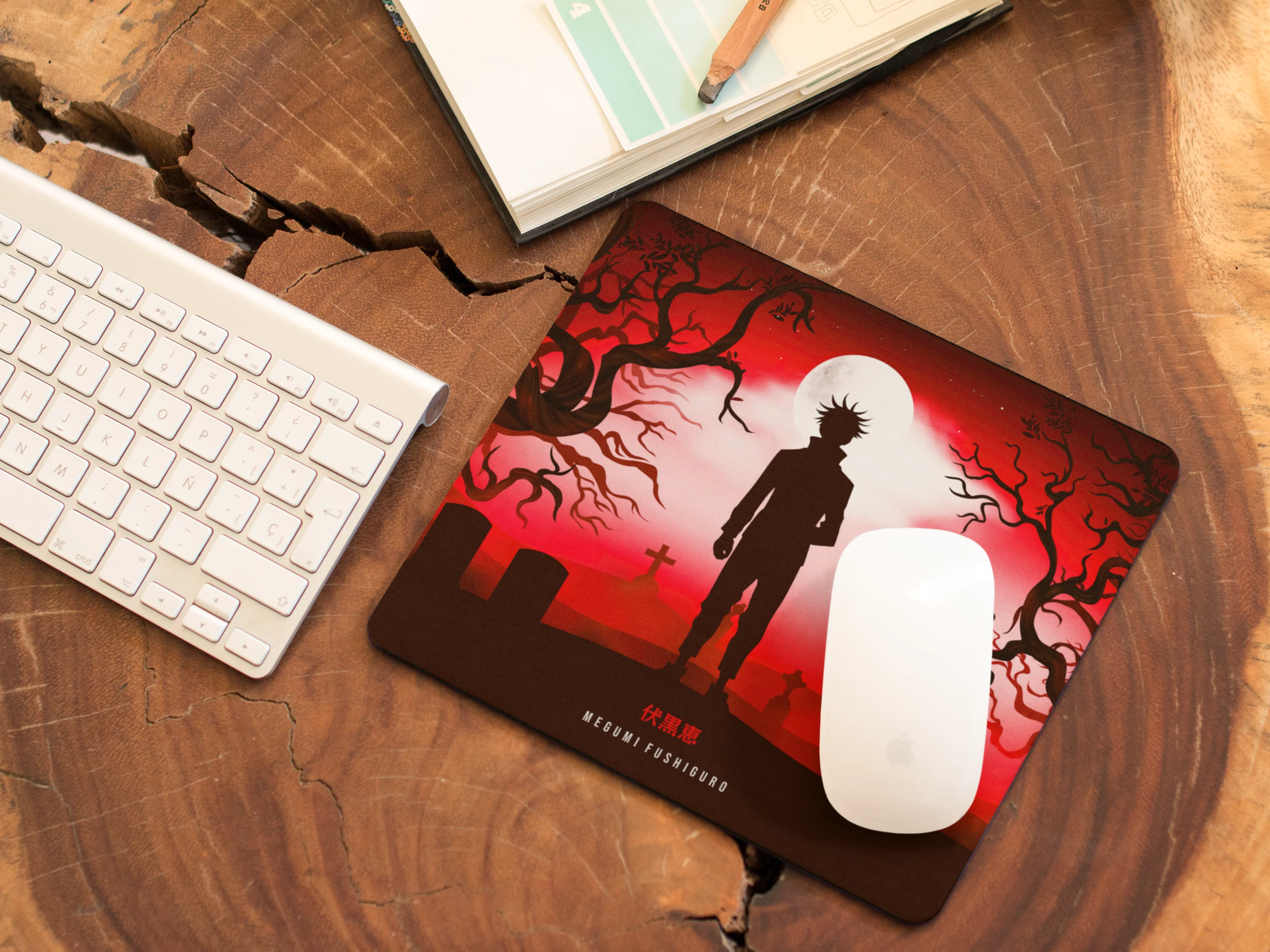 JJK - SEASON 3 SPECIALS - MEGUMI IN RED - PREMIUM MOUSEPADS - Image 5