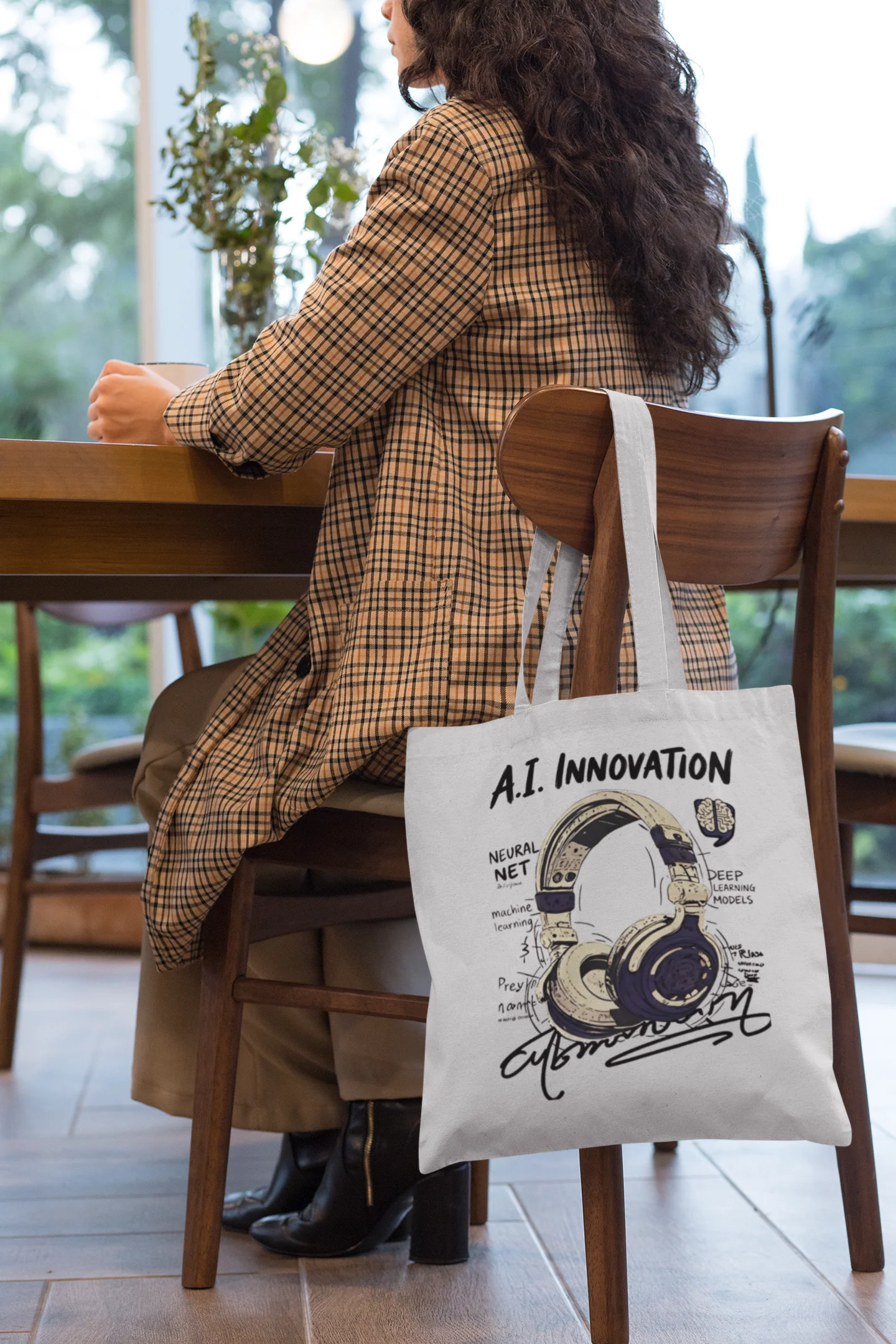 NIT SIKKIM - AI INNOVATION - PREMIUM CANVAS TOTE BAG - Image 3