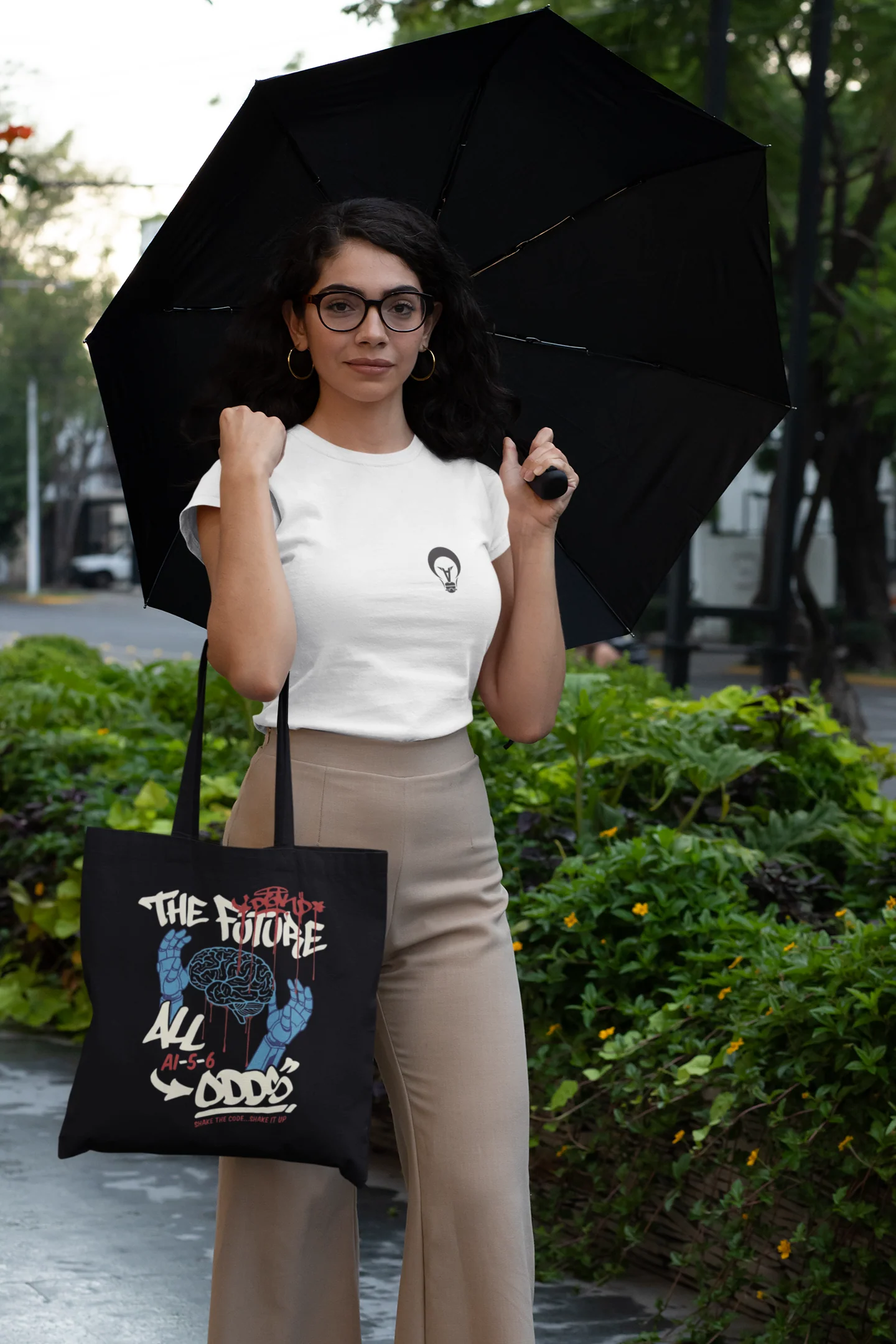 NIT SIKKIM - ALL ODDS - PREMIUM CANVAS TOTE BAG - Image 3