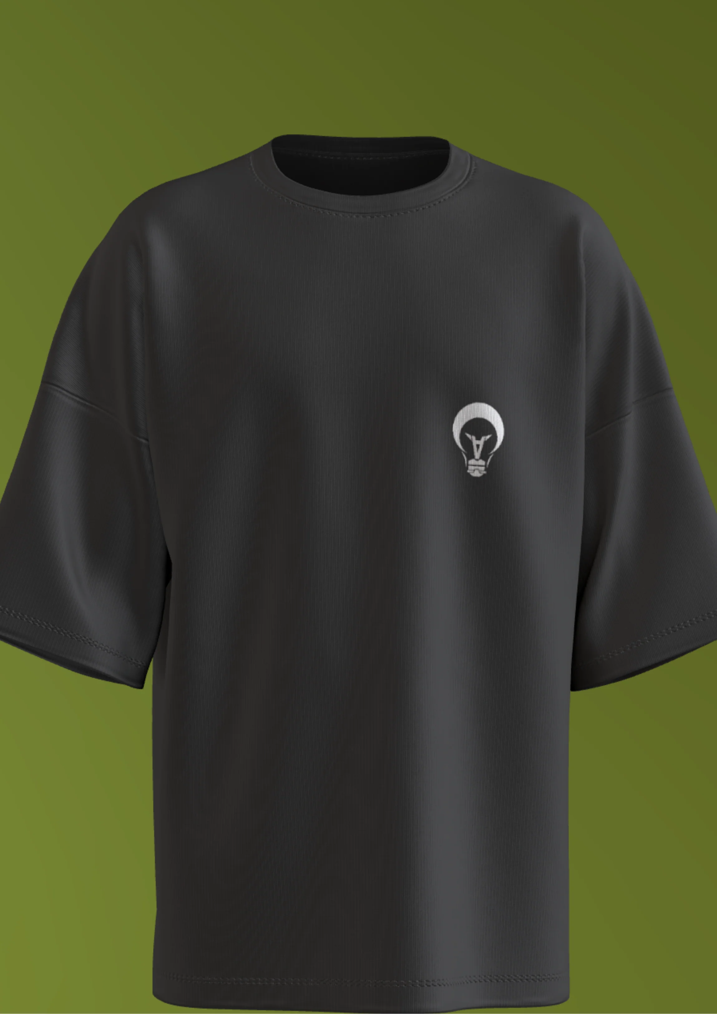 NIT SIKKIM  - BLACK DREAMING  - PREMIUM 220 GSM OVERSIZE T-SHIRT - Image 3